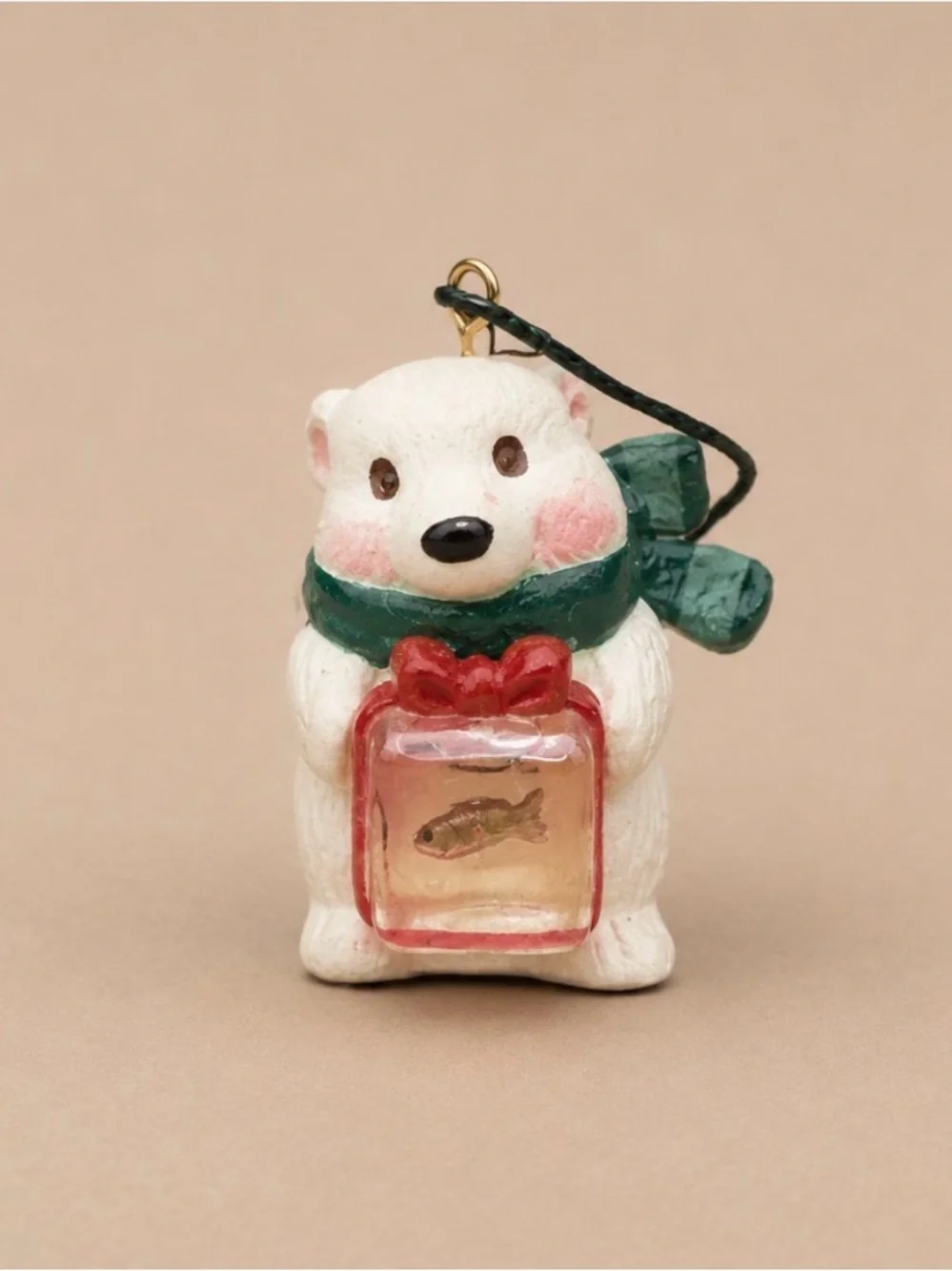 Hallmark Keepsake Miniature Christmas Ornament Tasty Surprise Polar Bear 1998
